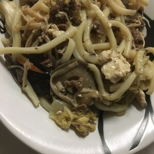 具たくさんきのこうどん